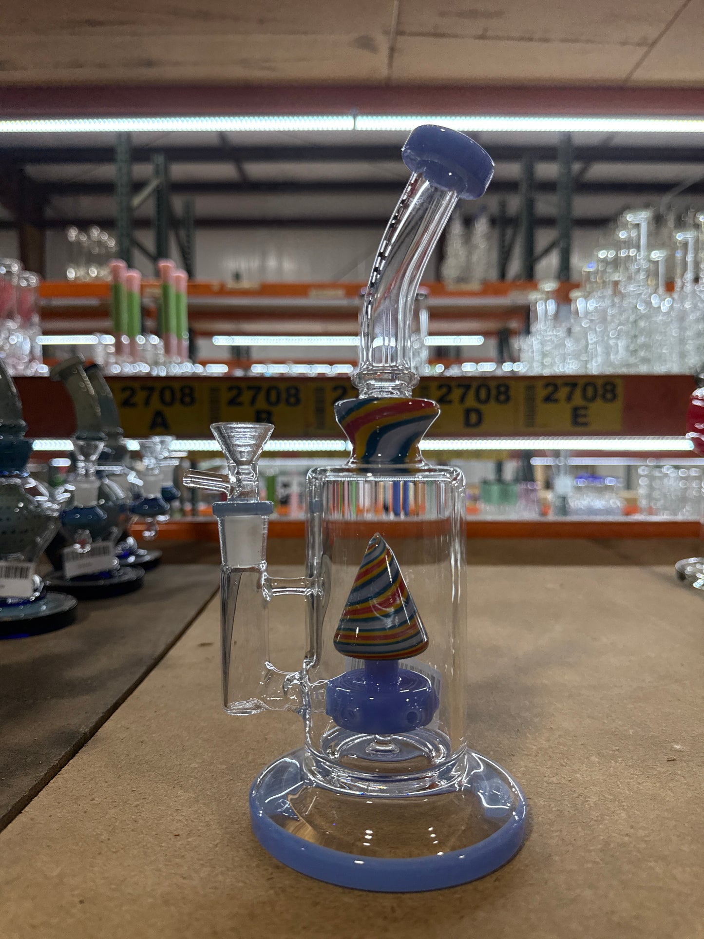 METRIX 12 INCH SWIRL CONE WATERPIPE