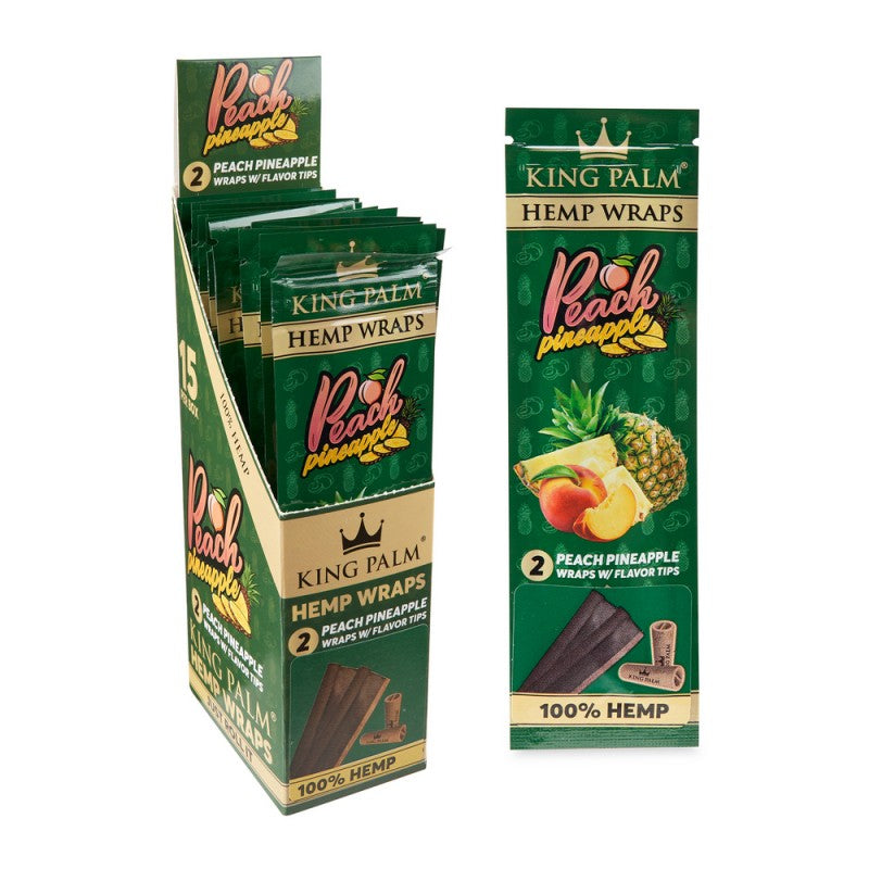 King Palm 2pk Wraps Display 15CT