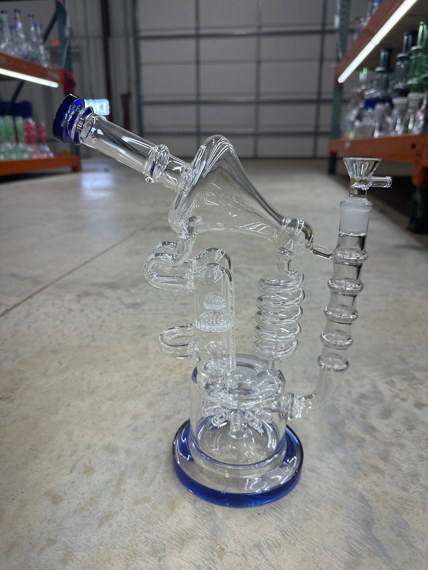 Metrix rig with spiral body perks and stem