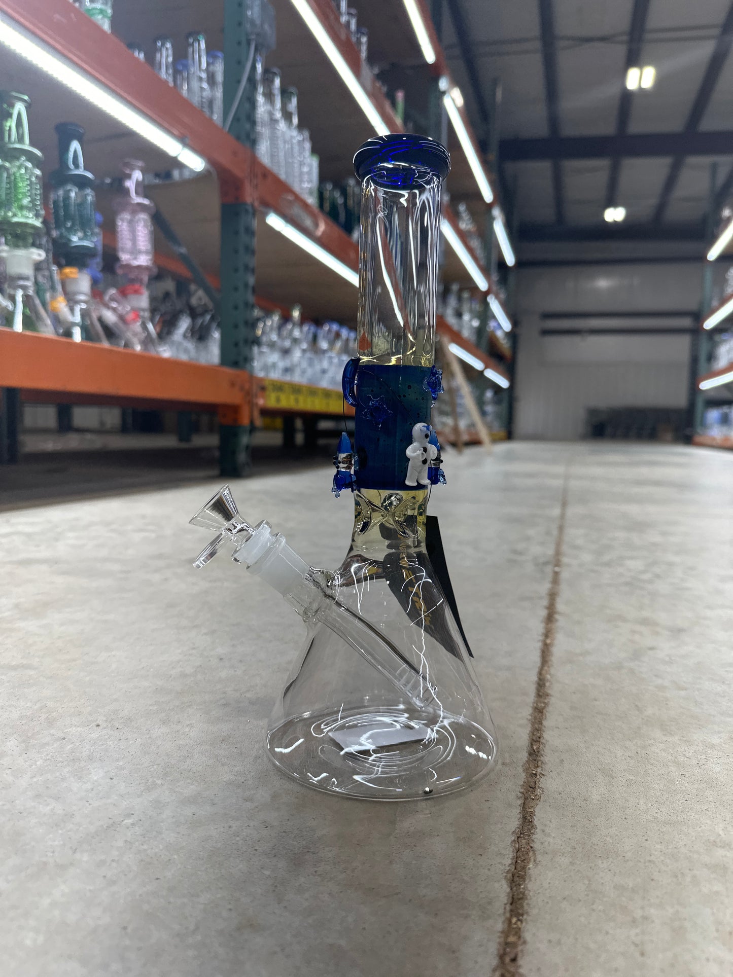 Metrix space themed beaker