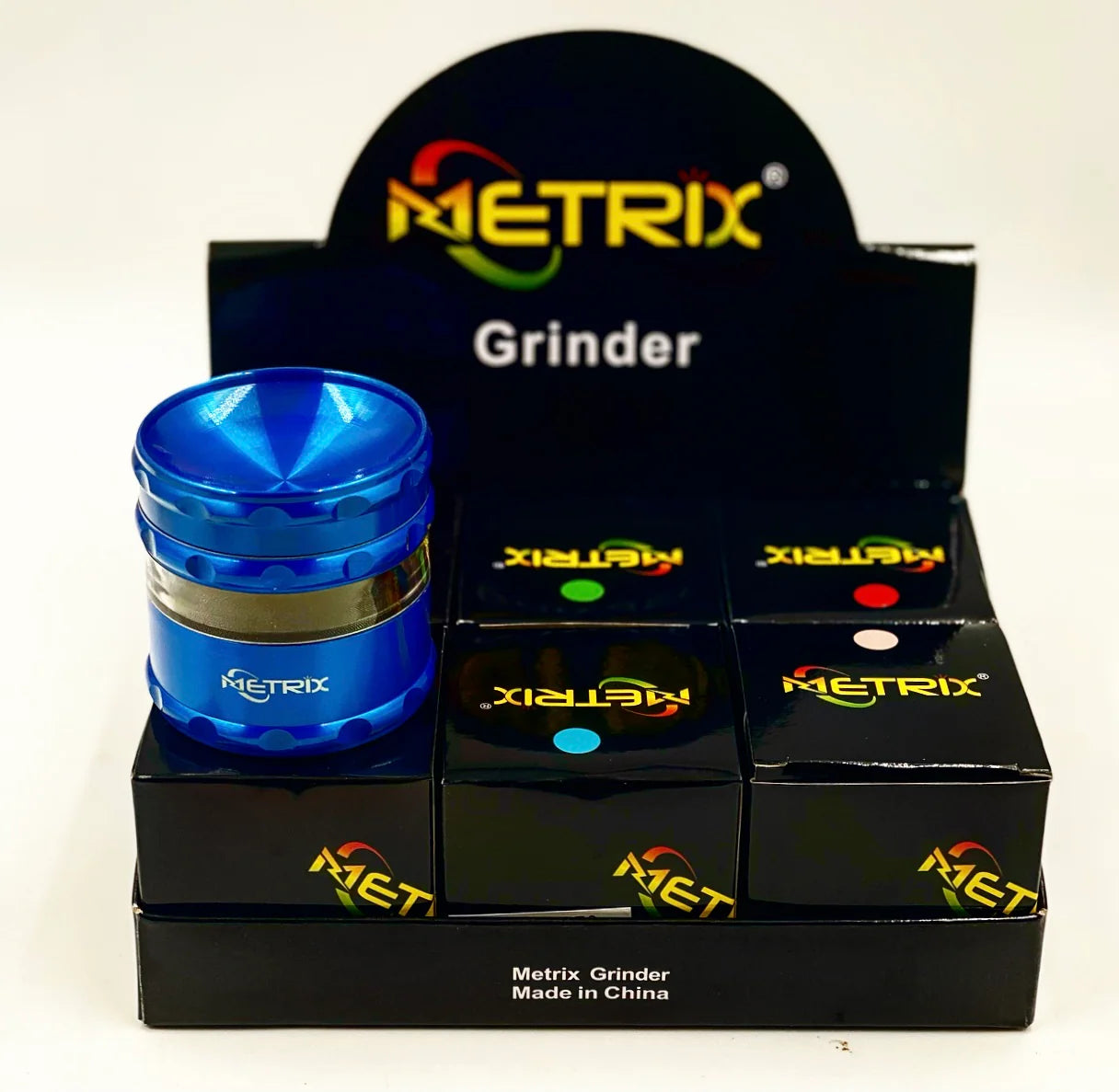 METRIX GRINDER/ METRIX GRINDER 63 MM OF 4 LAYERS WITH OPEN WINDOW