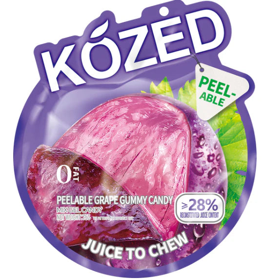 Kozed Peelable Gummy Candy – Grape