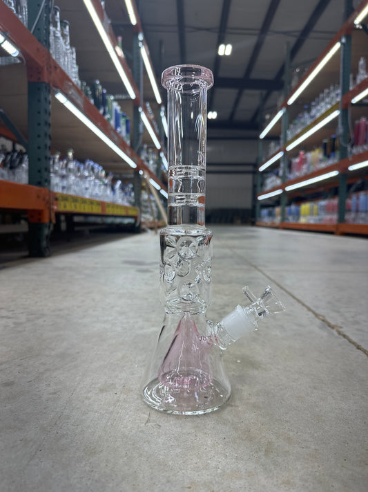 Metrix diamond body beaker with pink cone base